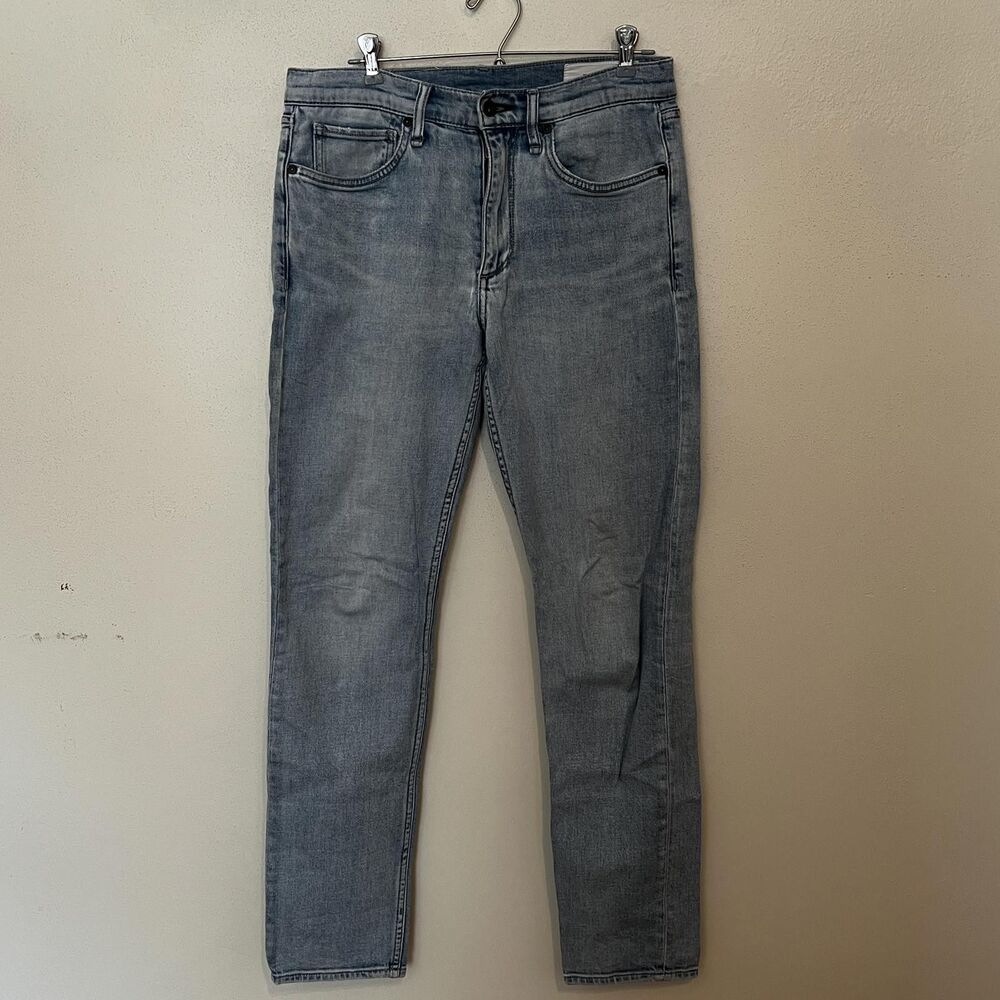 rag & bone 2 Slim Fits Jeans 30x32 Classic Light Wash Designer Denim Luxury